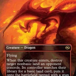 Magic The Gathering Magmatic Hellkite (Borderless) [Tarkir: Dragonstorm]
