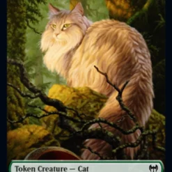 Magic The Gathering Cat Token [Kaldheim Tokens]