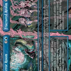 Magic The Gathering Mirror Room // Fractured Realm (Borderless) [Duskmourn: House Of Horror]