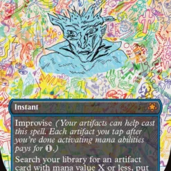 Magic The Gathering Whir Of Invention (Borderless) [Aetherdrift Special Guests]