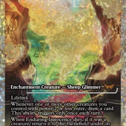 Magic The Gathering Enduring Innocence (Japan Showcase Fracture Foil) [Duskmourn: House Of Horror]