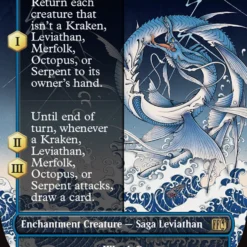 Magic The Gathering Summon: Leviathan (Borderless) [FINAL FANTASY]