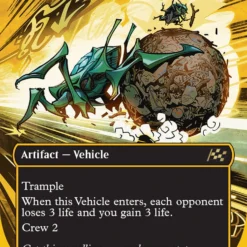 Magic The Gathering Debris Beetle (Borderless) (First-Place Foil) [Aetherdrift]