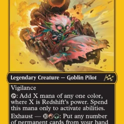 Magic The Gathering Redshift, Rocketeer Chief (First-Place Foil) [Aetherdrift]