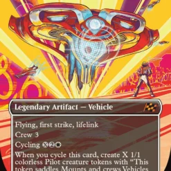 Magic The Gathering Valor's Flagship (Borderless) [Aetherdrift]