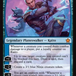 Magic The Gathering Kaito, Cunning Infiltrator [Foundations]