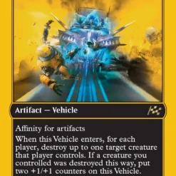 Magic The Gathering Demonic Junker (First-Place Foil) [Aetherdrift]