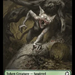 Magic The Gathering Radiation // Squirrel Double-Sided Token [Fallout Tokens]