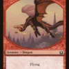 Magic The Gathering Dragon Token [Return To Ravnica Tokens]
