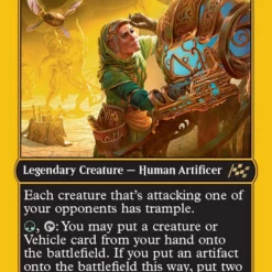 Magic The Gathering Oviya, Automech Artisan (First-Place Foil) [Aetherdrift]