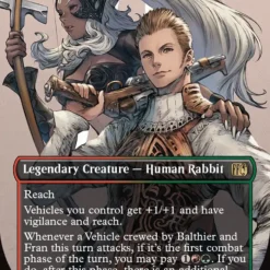 Magic The Gathering Balthier And Fran (Borderless) (0393) [FINAL FANTASY]