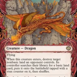 Magic The Gathering Magmatic Hellkite (Showcase) [Tarkir: Dragonstorm]