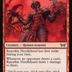 Magic The Gathering Razorkin Needlehead [Duskmourn: House Of Horror]