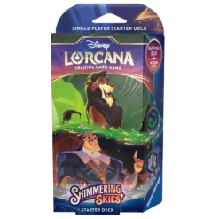 Ravensburger Disney Lorcana: Shimmering Skies | Starter Deck - Emerald & Steel