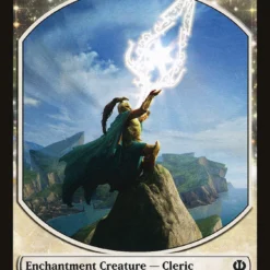 Magic The Gathering Cleric Token [Theros Tokens]