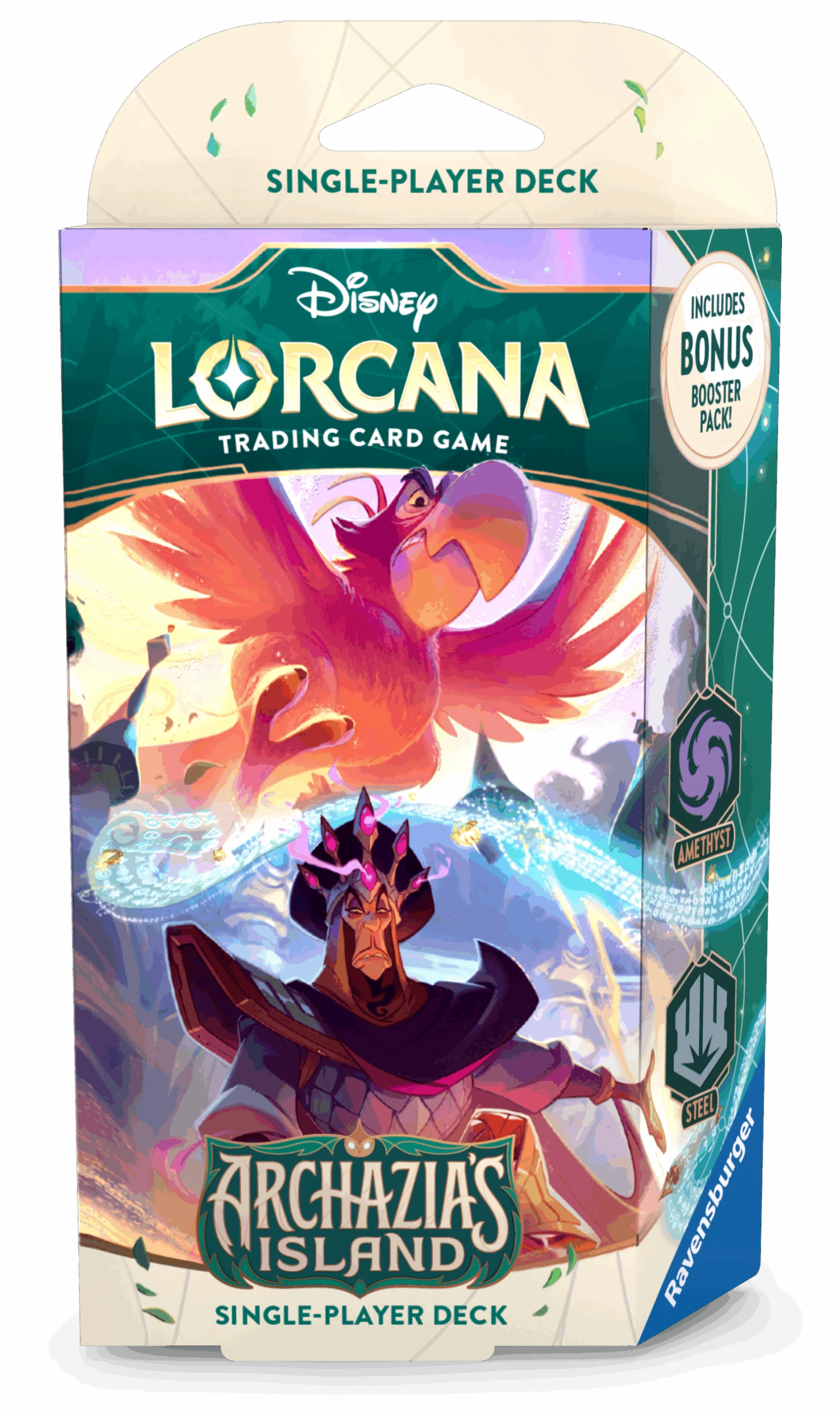 Ravensburger Disney Lorcana: Archazia's Island | Starter Deck - Amethyst & Steel