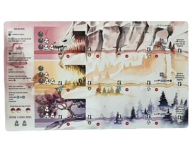 Stonemaier Games Wyrmspan Natural Rubber Playmat