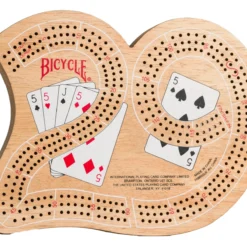 Bicycle: Large 29 Wood Cribbage Board