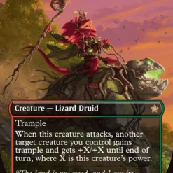 Magic The Gathering Ashroot Animist (Borderless) (Mana Foil) [Foundations]