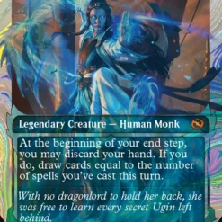 Magic The Gathering Narset, Jeskai Waymaster (Showcase) (Halo Foil) [Tarkir: Dragonstorm]