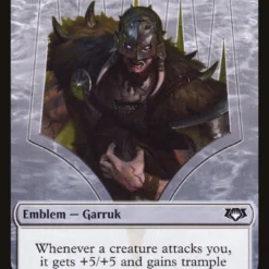 Magic The Gathering Garruk, Apex Predator Emblem [Mythic Edition Tokens]
