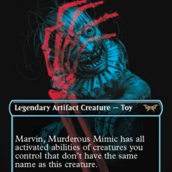 Magic The Gathering Marvin, Murderous Mimic (Showcase) [Duskmourn: House Of Horror]