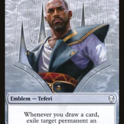 Magic The Gathering Teferi, Hero Of Dominaria Emblem [Dominaria Tokens]