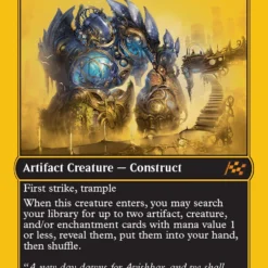Magic The Gathering Brightglass Gearhulk (First-Place Foil) [Aetherdrift]