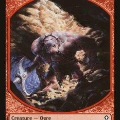Magic The Gathering Ogre Token [Worldwake Tokens]