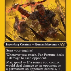 Magic The Gathering Far Fortune, End Boss (First-Place Foil) [Aetherdrift]
