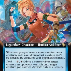 Magic The Gathering Rikku, Resourceful Guardian (Extended Art) [FINAL FANTASY Commander]
