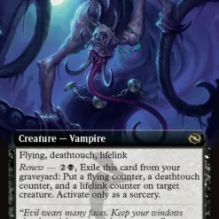 Magic The Gathering Qarsi Revenant (Extended Art) (Buy-A-Box) [Tarkir: Dragonstorm Promos]