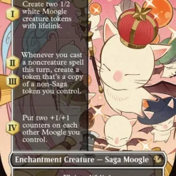 Magic The Gathering Summon: Good King Mog XII (Borderless) [FINAL FANTASY Commander]