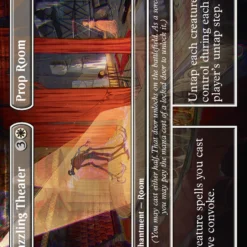 Magic The Gathering Dazzling Theater // Prop Room (Borderless) [Duskmourn: House Of Horror]