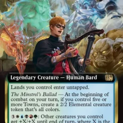 Magic The Gathering The Wandering Minstrel (Extended Art) [FINAL FANTASY]