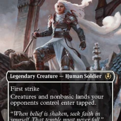 Magic The Gathering Thalia, Heretic Cathar (borderless) [Innistrad Remastered]
