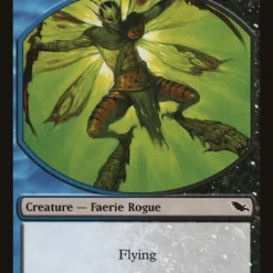 Magic The Gathering Faerie Rogue Token [Shadowmoor Tokens]