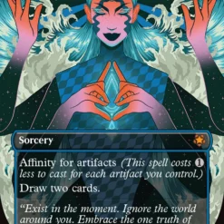 Magic The Gathering Thoughtcast (Borderless) [Aetherdrift Special Guests]