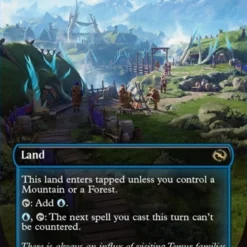 Magic The Gathering Mistrise Village (Borderless) [Tarkir: Dragonstorm]