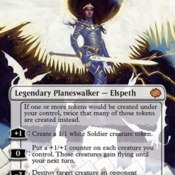 Magic The Gathering Elspeth, Storm Slayer (Borderless) [Tarkir: Dragonstorm]