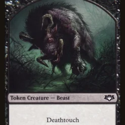 Magic The Gathering Beast Token [Mythic Edition Tokens]