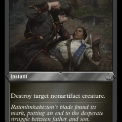 Magic The Gathering Go For The Throat (Foil Etched) [Assassin's Creed]