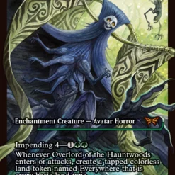 Magic The Gathering Overlord Of The Hauntwoods (Japan Showcase) [Duskmourn: House Of Horror]