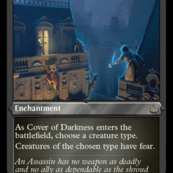 Magic The Gathering Cover Of Darkness (Foil Etched) [Assassin's Creed]