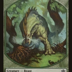 Magic The Gathering Beast Token (T2) [Duel Decks: Garruk Vs. Liliana Tokens]