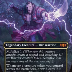 Magic The Gathering Zurgo Stormrender (Borderless) [Tarkir: Dragonstorm Commander]