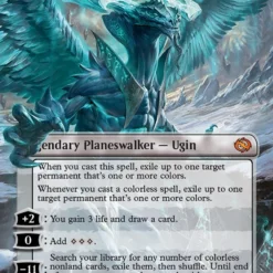 Magic The Gathering Ugin, Eye Of The Storms (Borderless) [Tarkir: Dragonstorm]