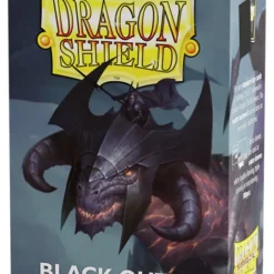 Dragon Shield Standard Sleeves - Black Outer Matte