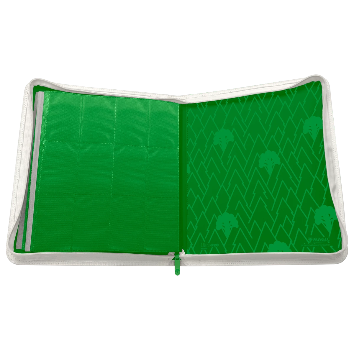 Ultra Pro: 12-Pocket Zip PRO-Binder - Mana 8 Forest - Image 4